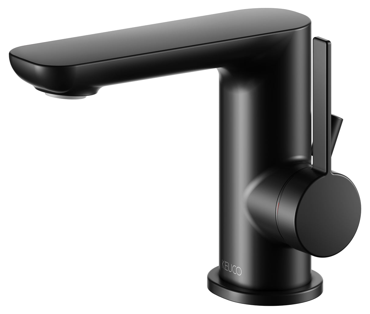 KEUCO Keuco Passion Koll.1 EHM-WT-Mischer seitl bedienb., m. Ablaufg., schwarz m.  – 53504370000