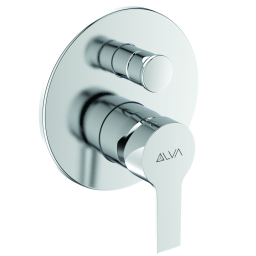 Alva Prima Wannenarmatur UP Sichtteil, chrom - AQARPRSTW