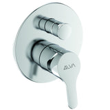 Alva Una Wannenarmatur UP Sichtteil, Chrom - AQSTW