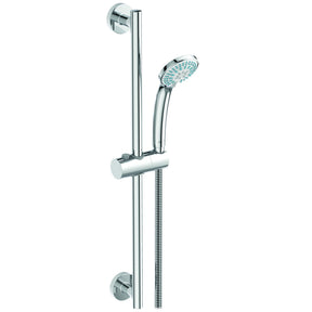 Alva Una Brausestangenset 60cm Handbrause 3-fach,Brauseschl.150cm,Chrom - AQBS