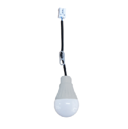 Alva LED Baustellenfassung mit integriertem LED Leuchtmittel und Anschlusskabel - AEFASSLED
