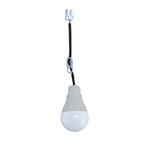 Alva LED Baustellenfassung mit integriertem LED Leuchtmittel und Anschlusskabel - AEFASSLED