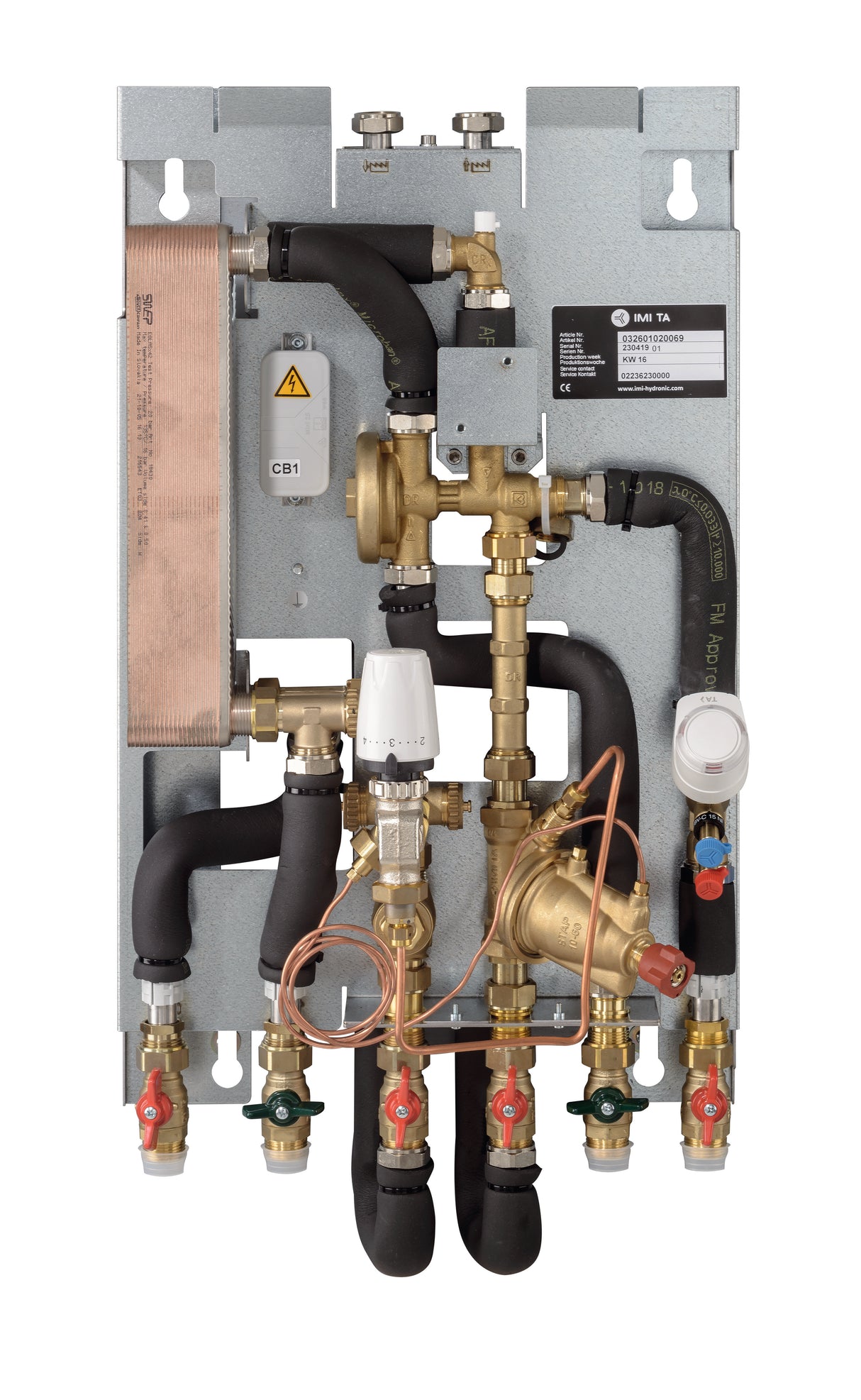TA TA-Comfort RR Super Compact WP Wohnungsübergabestation, Betrieb mit WP  – 32601020069