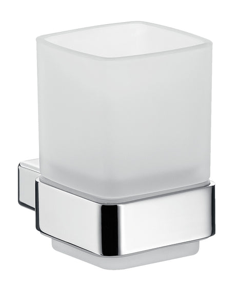 EMCO Emco Passion Glashalter mit Kristallglas satiniert, chrom  – BPPAASEGH