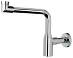 Alva Varia Raumspardesign-S. 5/4" ohne Ventil, Wandrohr 32x100mm, Chrom - AQARVADSR1