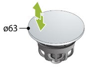 Alva Varia Ventilstopfen für AQARVAAVC8 - AQARVAE2.5