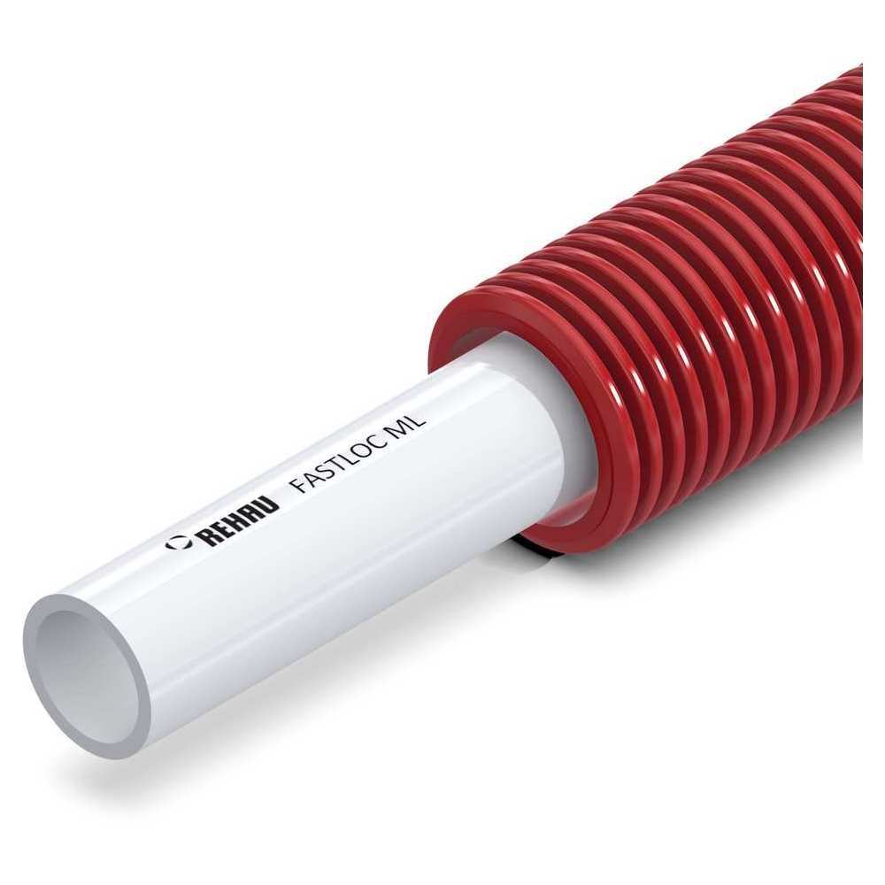 REHAU REHAU Universalrohr FASTLOC ML 16 x 2,0 im Schutzrohr rot, Bund 50 m  – 13603221050