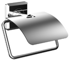 Alva Prima Toilettenpapierhalter mit Bgel und Deckel, Chrom - AQASPRRH