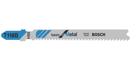BOSCH POWER TOOLS 5 Stichsägeblätter T 118 B  – 2 608 631 014