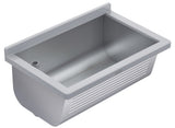 KWC AUSTRIA KWC Sirius Waschtrog 700x328x460mm Wandmont., CNS, seidenm., o Überlauf   – 2030045749
