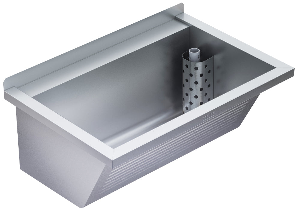 KWC AUSTRIA KWC Sirius Waschtrog 750x354x500mm Wandmont., CNS, seidenm., o Überlauf   – 2030045754
