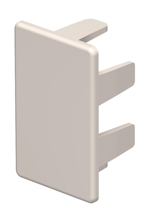 OBO Endstück 25x40mm Polyvinylchlorid reinwe iß RAL 9010  – 6193153