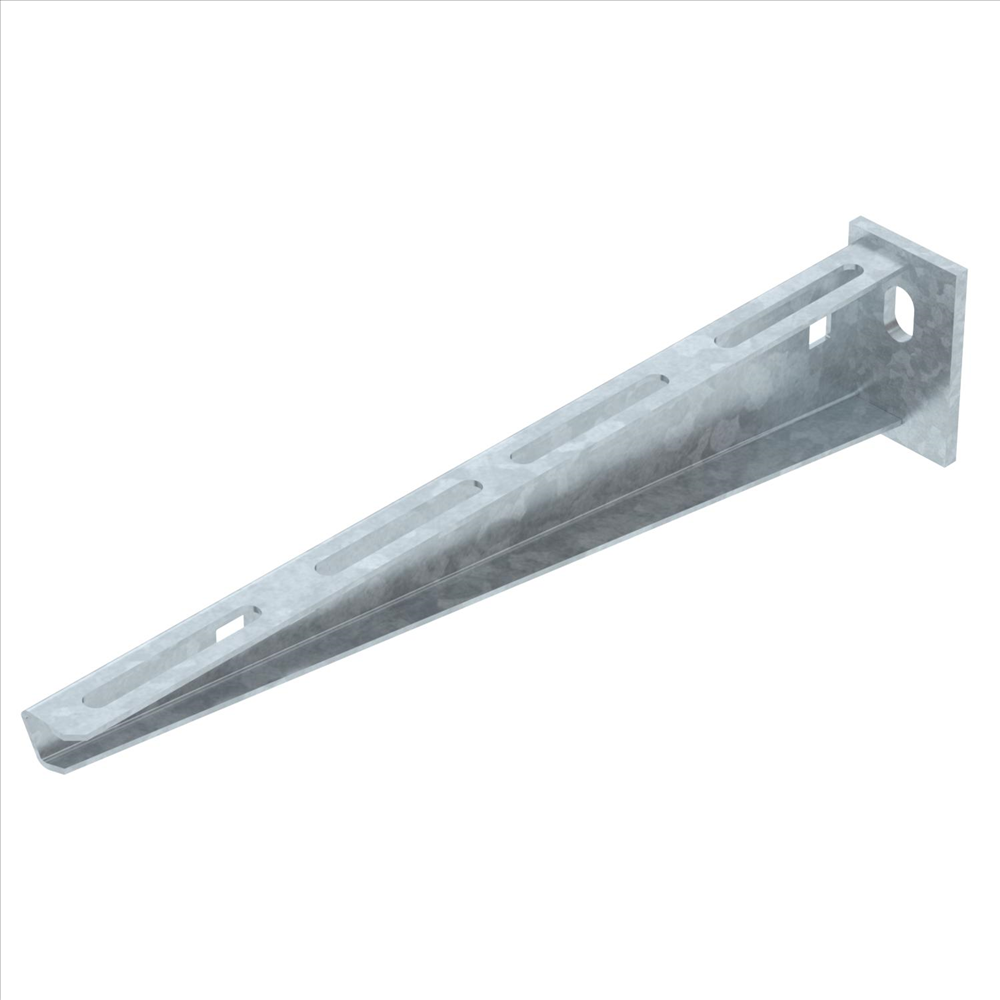 OBO Wand- und Stielausleger mit angeschweißt er Kopfplatte B310mm Stahl tauchfeuerver  – 6420710