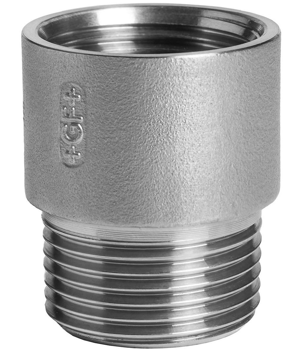 ALVA Edelstahl-Hahnverlängerung DN15 L=20mm - 525E.1/2.20