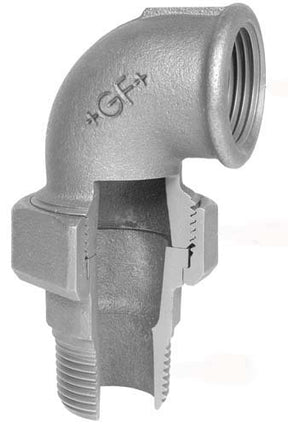 FISCHER GEORG FITTINGS Knieholländer Fig. 97 1" verzinkt   – 770097206