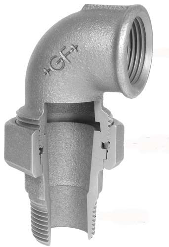 FISCHER GEORG FITTINGS Knieholländer Fig. 98 1" verzinkt   – 770098206