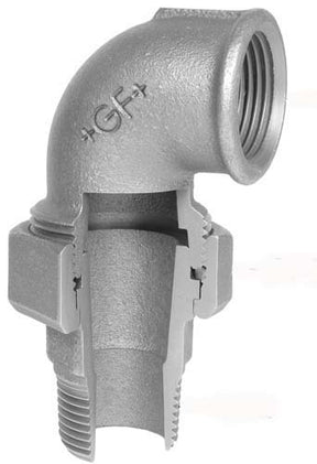 FISCHER GEORG FITTINGS Knieholländer Fig. 98 1" verzinkt   – 770098206