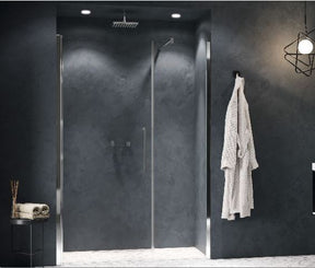 NOVELLINI NO Young 2.0 GFL Pendeltür 137-141x200cm ESG-Klar Chrom  – Y2GFL137-1K