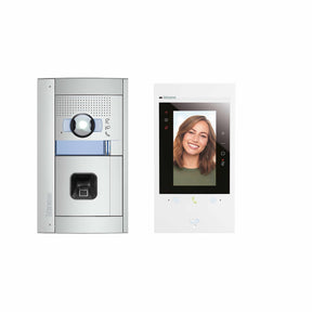 BTICINO Flex'ONE Video-Set mit Türstation SFERA inkl. ekey-Fingerprint + CLASSE 300EOS  – 905286