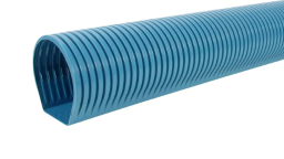 ALVA Teilsickerrohr 100mm tunnelförmig PVC glatte Fließsohle mit Muffe Stg. 6m - DRT100