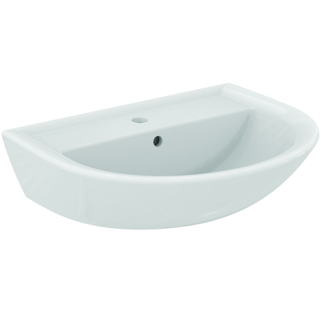 IDEAL-STANDARD Id.St.Waschtisch Eurovit, 1 Hl., m.Ül., 600x470x175mm, Weiß  – W332301
