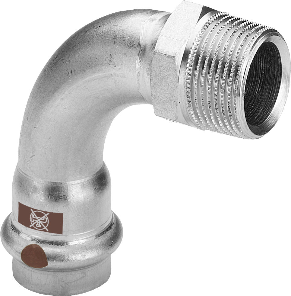 VIEGA Viega Bogen 90 Grad mit SC Temponox 1714 in 28mmxR1 Stahl nichtrostend  – 812 447