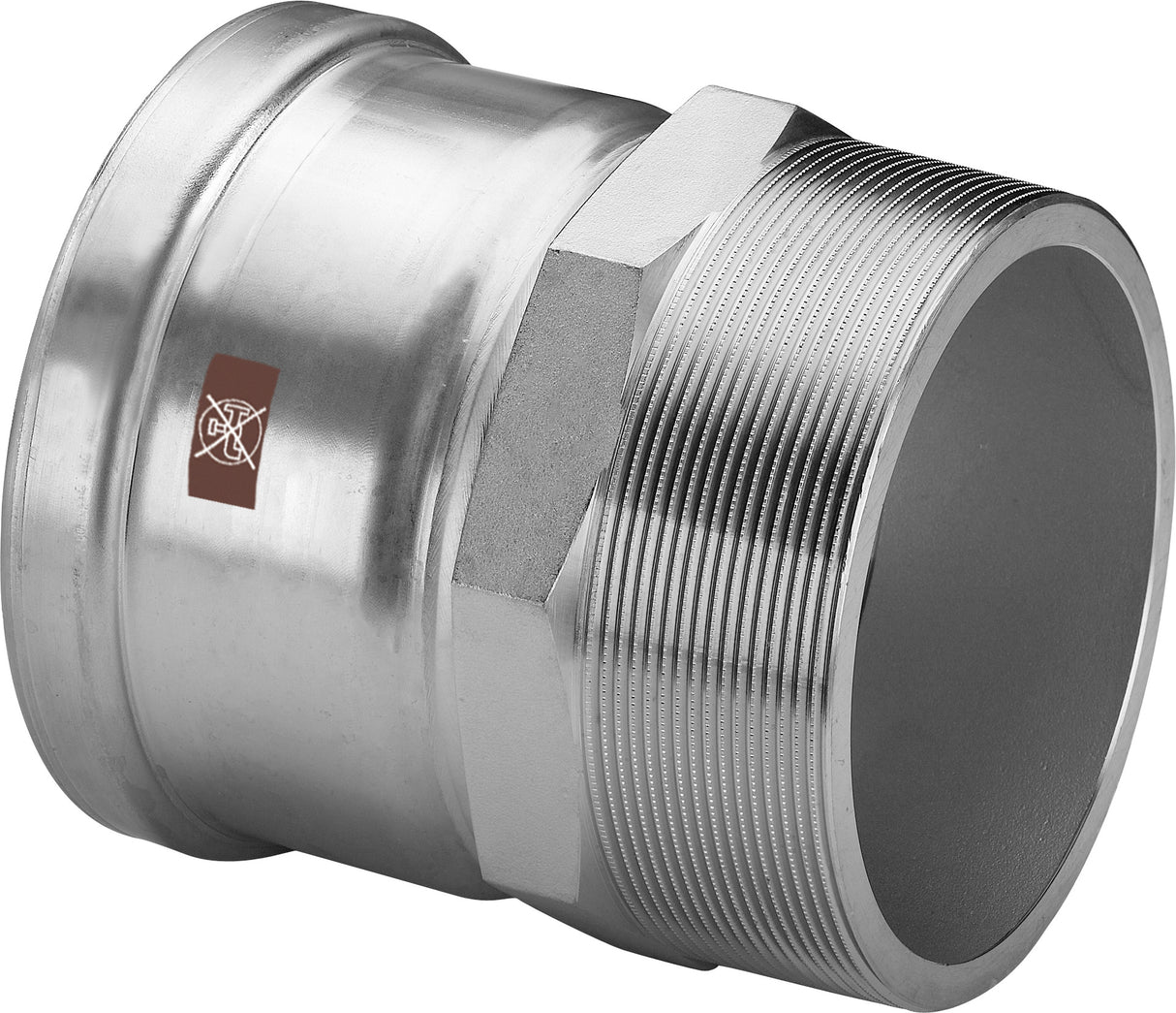 VIEGA Viega Übergangsstück mit SC Temponox XL 1711XL in 76,1mmxR21/2Stahl nichtrostend  – 811 686