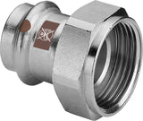 VIEGA Viega Verschraubung mit SC Temponox 1763 in 28mmxG11/4 Stahl nichtrostend  – 811 389