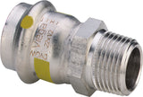 VIEGA Viega Sanpress Inox G-Übergangsstück 0211 (Gas) in d35 x R1 1/4 Edelstahl   – 486 808