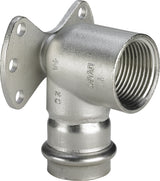 VIEGA Viega Wandscheibe mit SC Sanpress Inox 2325.5 in 15mm x Rp1/2 Edelstahl   – 437 244