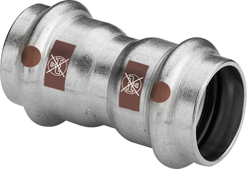 VIEGA Viega Muffe mit SC Temponox 1715 in 28mm Stahl nichtrostend  – 809 003