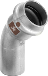 VIEGA Viega Bogen 45 Grad mit SC Temponox 1726.1 in 22mm Stahl nichtrostend  – 809 980