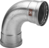 VIEGA Viega Bogen 90 Grad mit SC Temponox XL 1716XL in 76,1mm Stahl nichtrostend  – 808 884