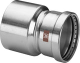 VIEGA Viega Reduzierstück mit SC Temponox XL 1715.1XL in 88,9x54mm Stahl nichtrostend  – 809 553