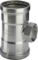 VIEGA Viega T-Stück Sanpress Inox XL 2317.2XL in 76,1mm x Rp3/4 x 76,1mm Edelstahl   – 482 862