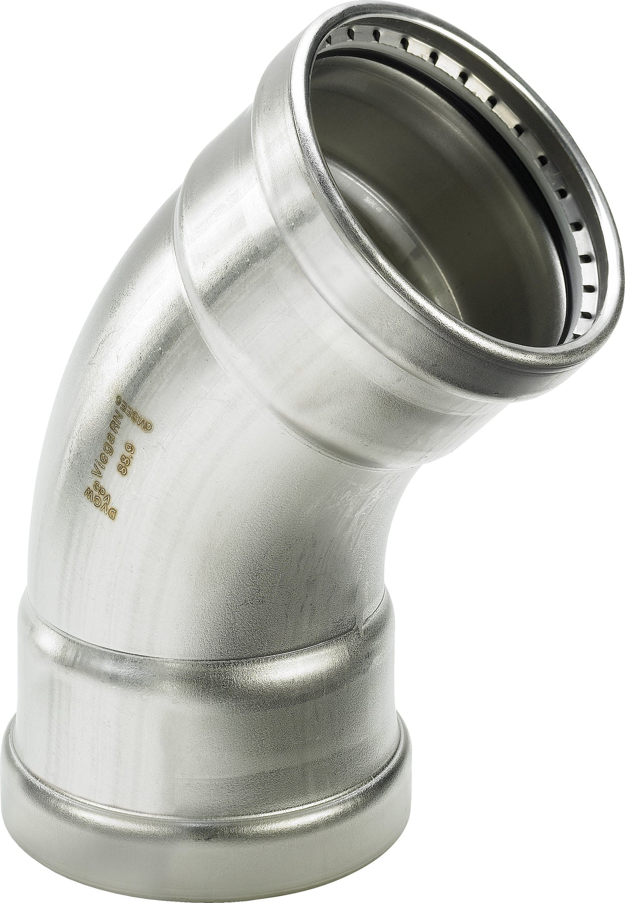 VIEGA Viega Bogen Sanpress Inox XL 2326XL in 76,1mm Edelstahl   – 482 657