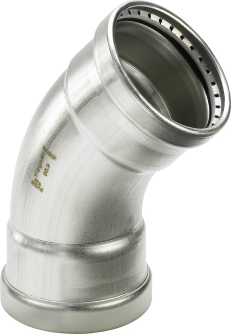 VIEGA Viega Bogen Sanpress Inox XL 2326XL in 76,1mm Edelstahl   – 482 657