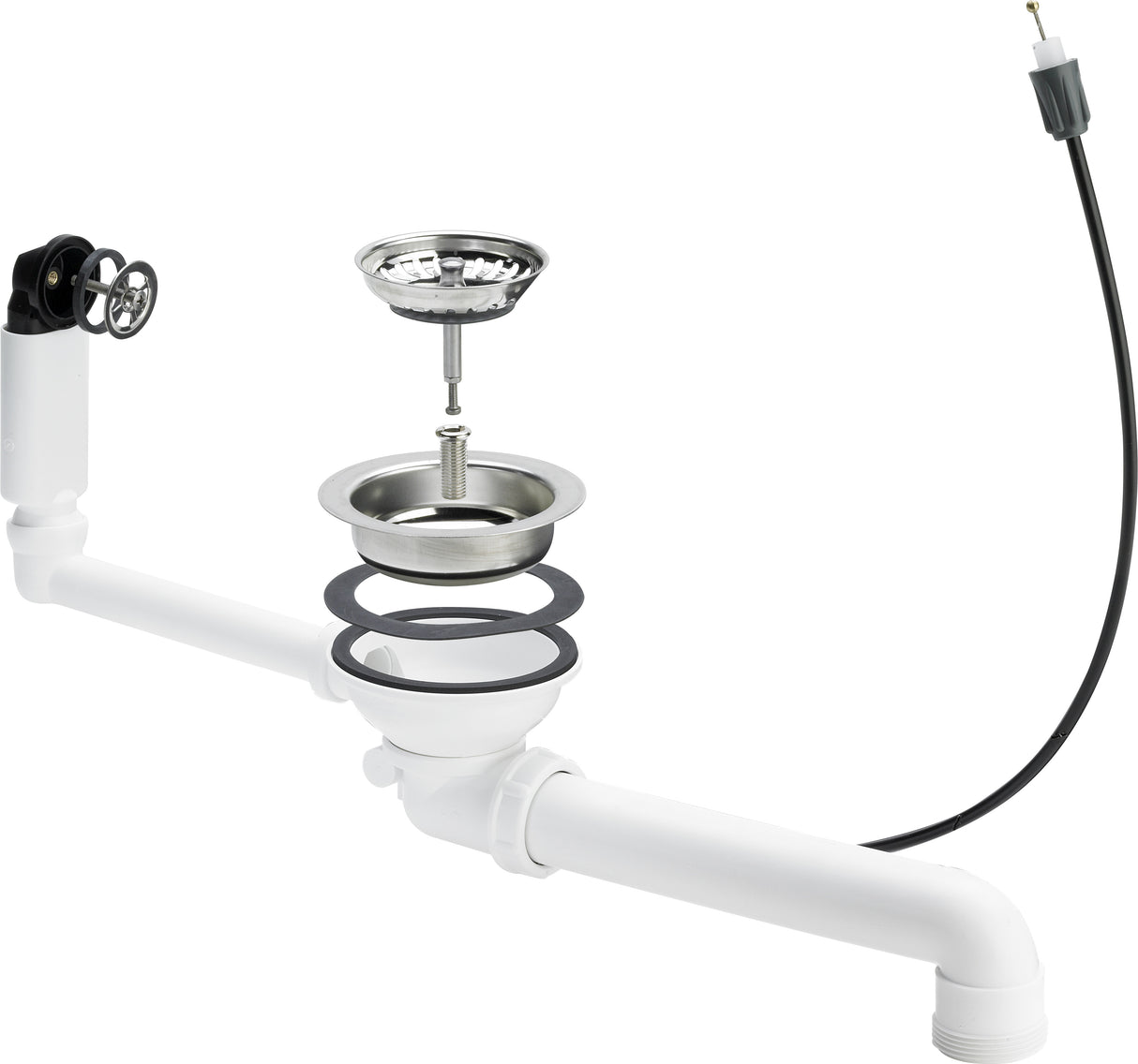VIEGA Viega Ablaufventilset 7139.162 in Kunststoff weiss   – 678 579
