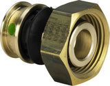 VIEGA Viega Verschraubung mit SC Raxofix 5329 in 16mm Siliziumbronze   – 647 865