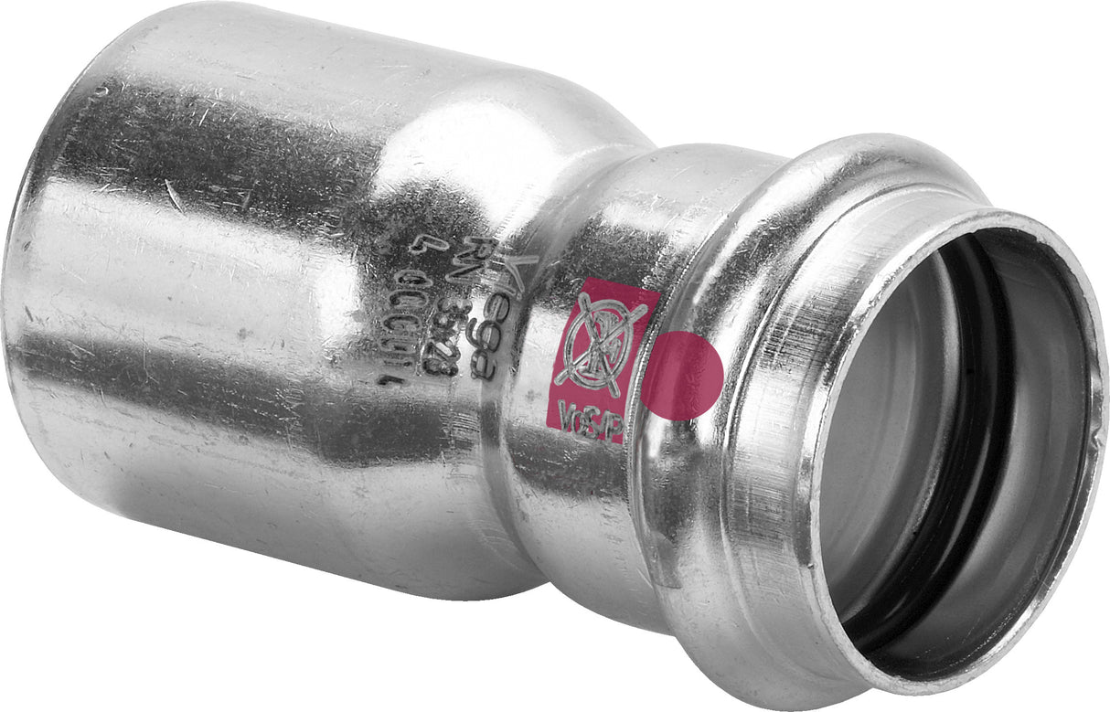 VIEGA Viega Reduzierstück mit SC Prestabo 1115.1 in 54x35mm Stahl verzinkt   – 642 792