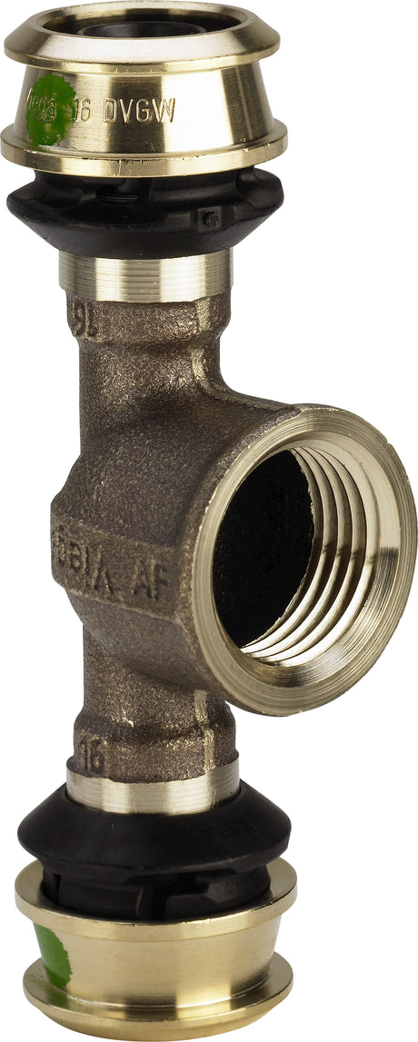 VIEGA Viega T-Stück mit SC Raxofix 5317 in 32mmxRp3/4x32mm Siliziumbronze   – 647 179