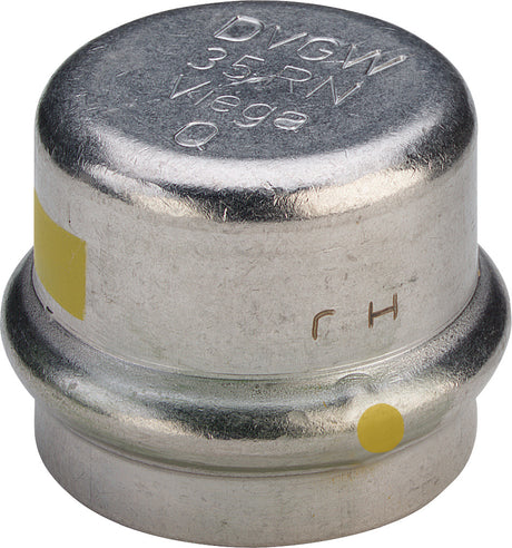 VIEGA Viega Verschlusskappe SC Sanpress Inox G 0256 für Gas in 22mm Edelstahl   – 487 256