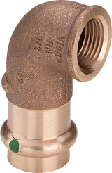 VIEGA Viega Winkel 90 Grad mit SC Sanpress 2214.2 in 42mm x Rp1 1/2 Siliziumbronze   – 299 415