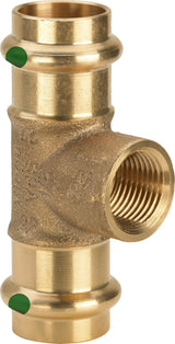 VIEGA Viega T-Stück mit SC Sanpress 2217.2 in 42mm x Rp1 x 42mm Siliziumbronze   – 361 211