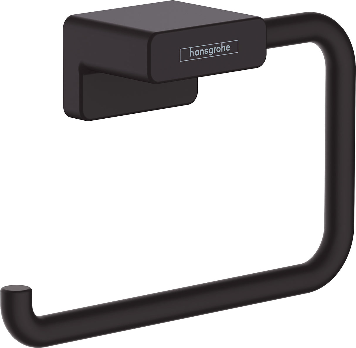 HANSGROHE HG AddStoris Papierrollenhalter ohne Deckel mattschwarz  – 41771670