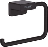 HANSGROHE HG AddStoris Papierrollenhalter ohne Deckel mattschwarz  – 41771670