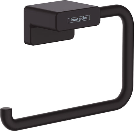 HANSGROHE HG AddStoris Papierrollenhalter ohne Deckel mattschwarz  – 41771670
