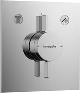 HANSGROHE HG DuoTurn E Mischer Unterputz chrom, 2 Verbraucher  – 75417000