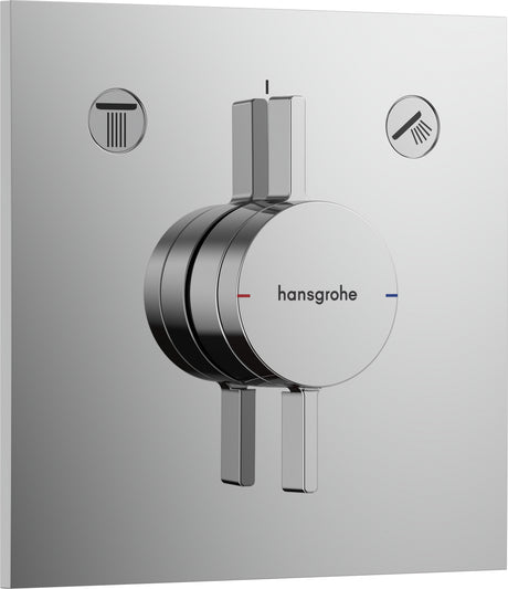 HANSGROHE HG DuoTurn E Mischer Unterputz chrom, 2 Verbraucher  – 75417000