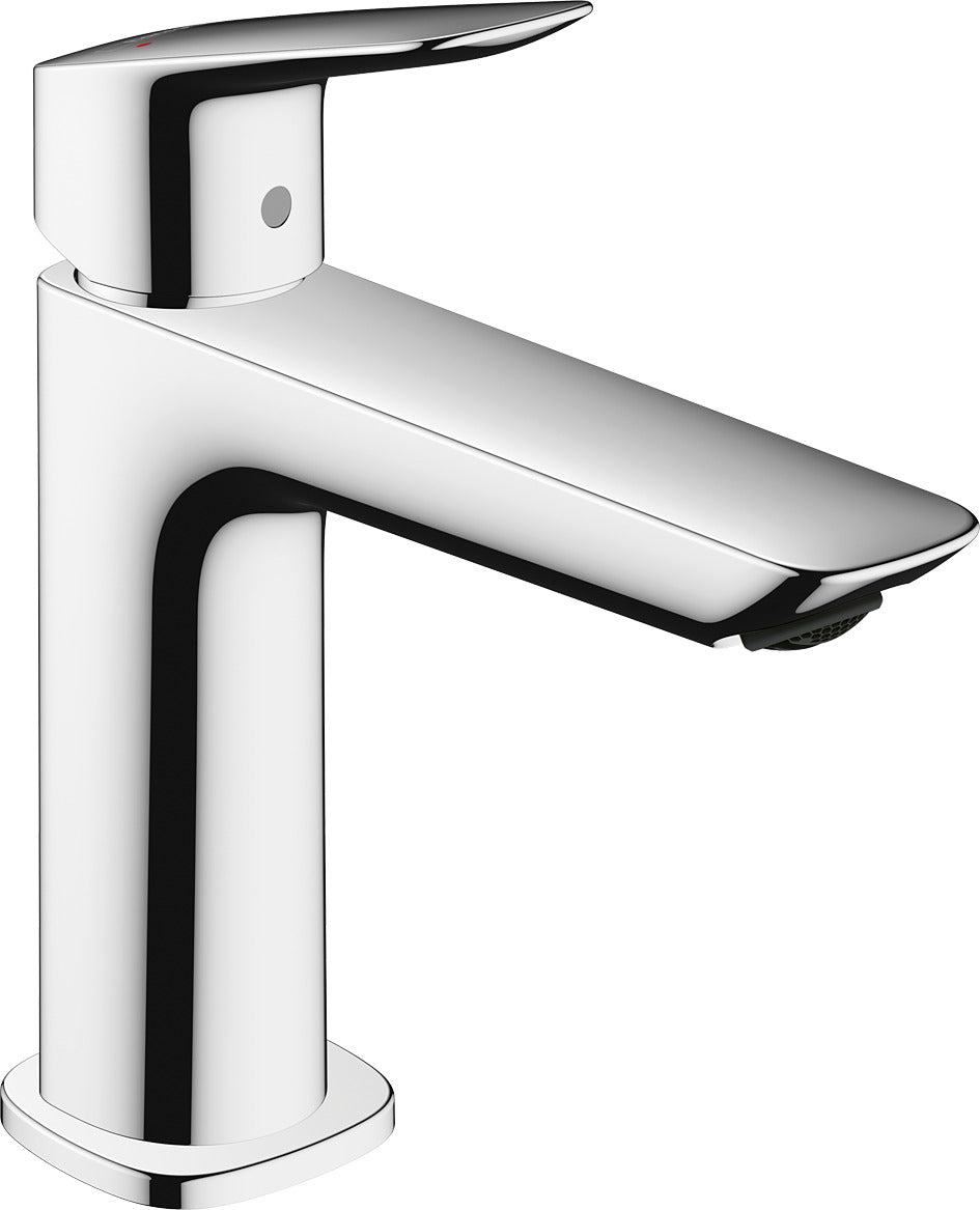 HANSGROHE HG Waschtischmischer 110 Fine Logis mit Push-Open Ablaufgarnitur chrom   – 71252000